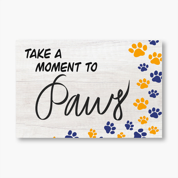Take a Moment to Paws Color