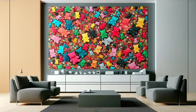 Transforming Your Space with Playful Gummy Bear Prints